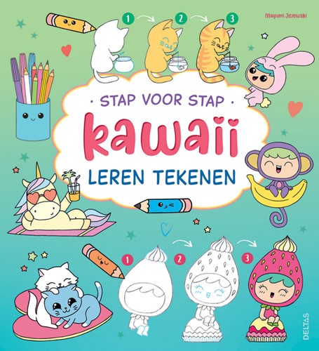 Stap voor stap kawaii leren tekenen