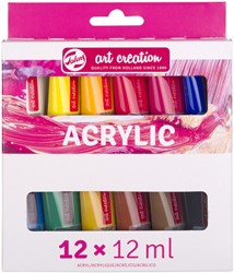 Acrylverf Talens Art Creation 12ml set à 12 kleuren