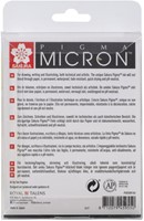 Fineliner Sakura Pigma Micron set à 10 schrijfbreedtes zwart-2