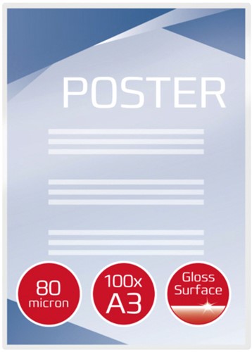 Lamineerhoes GBC document A3 2x80micron 100 stuks-2