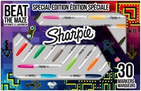 Viltstift Sharpie rond Beat the Maze fijn assorti pak à 30 stuks