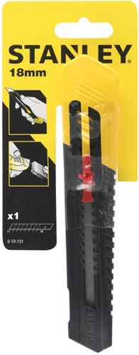 Afbreekmes Stanley SM 18mm antichoc blister à 1 stuk-2