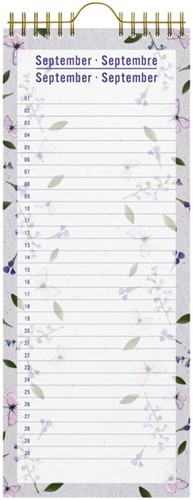 Verjaardagskalender Lannoo Flowers 130x325-2