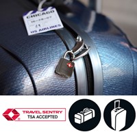 Hangslot Masterlock 2 gelijksluitend ABS cover TSA assorti in willekeurige kleur 30mm 2 stuks-2