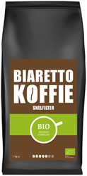 Koffie Biaretto snelfiltermaling regular biologisch 1000 gram