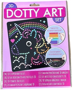 Knutselset 3D Dotty art assorti