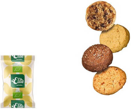 Koekjes Elite Natural biologische biscuitmix 120 stuks-3