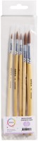 Penseel Qrea synthetisch haar set à 5 breedtes