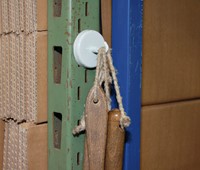 Magneet met haak MAUL 47mm trekkracht 12kg wit 5 stuks-2