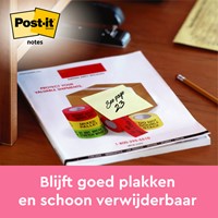 Memoblok 3M Post-it 630 76x76 mm lijn geel 6 stuks-2
