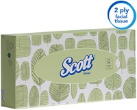 Facial tissues Scott 2-laags 100 vel wit 8837-2