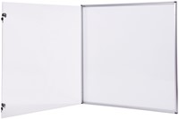Binnenvitrine wand MAULextraslim whiteboard 12xA4 met slot-1