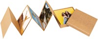 Leporello box walther design 11 foto's formaat 10x10cm kraft-2