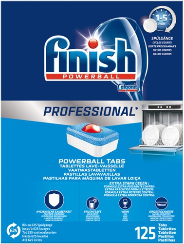 Vaatwastabletten Finish Professional Tabs 125 stuks