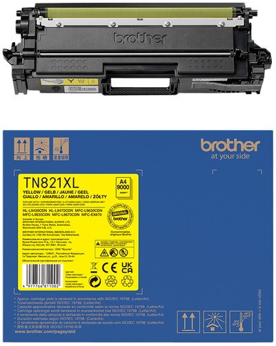 Toner Brother TN-821XLY geel