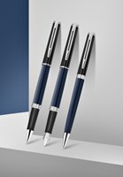 Rollerpen Waterman Hémisphère Colour Blocking black en blue CT fijn-4
