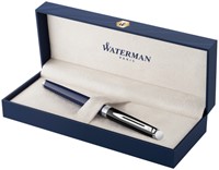 Rollerpen Waterman Hémisphère Colour Blocking black en blue CT fijn-2