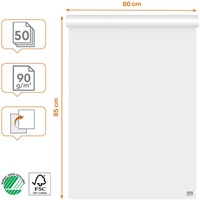 Flipover Nobo premium 60x85cm dubbelzijdig rol 50 vel-2