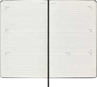 Agenda 2025 Moleskine 12M Planner Weekly 7dagen/2pagina's large hc black-3