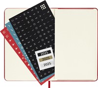 Agenda 2025 Moleskine 12M Planner Weekly 7dagen/1pagina pocket sc scarlet red-2