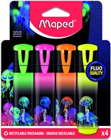 Markeerstift Maped Deepsea Paradise set à 4 kleuren