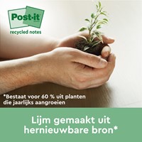 Memoblok 3M Post-it 654 RSSCOL 76x76mm geel 3+1 gratis-2