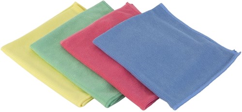 Microvezeldoek Cleaninq prof 40x40cm groen 10 stuks-2