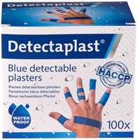 Waterafstotende blauwe pleister Detectaplast assorti 100 stuks-2