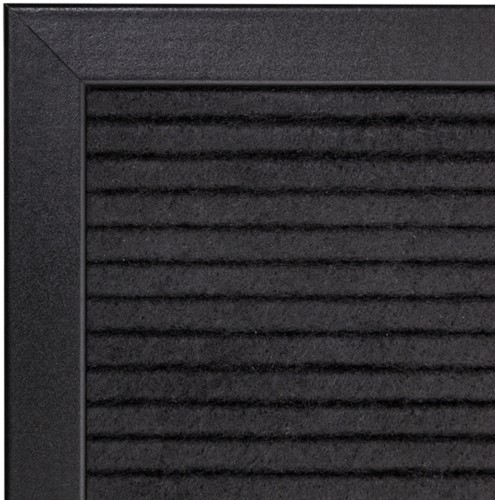 Letterbord IEZZY 40x60cm zwart hout-2