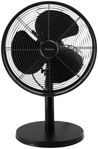 Tafelventilator Tomado Ø 35 cm retro zwart-2