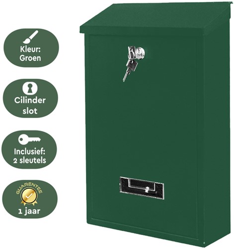 Brievenbus BRASQ PB100 Basic groen-3