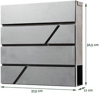 Brievenbus BRASQ PB200 Deluxe RVS-2