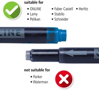 Inktpatroon Online Kombi blauw doos à 5 stuks-2