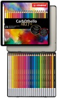 Kleurpotloden STABILO CarbOthello kalkpastel assorti blik à 24 stuks-3