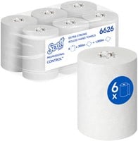 Handdoekrol Scott Control 1-laags 300m wit 6626