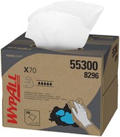 Poetsdoek WypAll X70 PowerClean 426x282mm 200vel draagdoos wit 8296-2