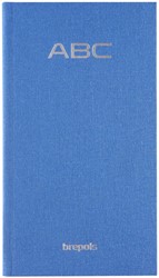 Adresboek Brepols Notaphone Nature blauw