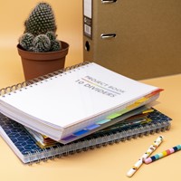 Projectboek Pukka Pad White B5 lijn 10-tabs 400 pagina's 80gr-2