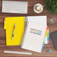 Projectboek Pukka Pad White B5 lijn 10-tabs 400 pagina's 80gr-3
