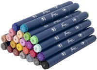 Alcoholmarkers Nassau Arts duopunt set à 24 kleuren-1