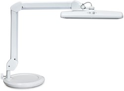 Werkpleklamp MAUL Intro LED dimbaar op voet wit