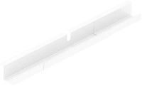 Kabelgoot BRASQ verstelbaar 75-150cm CT100 wit-5