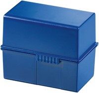Kaartenbak Han breed A6 kunststof blauw-3
