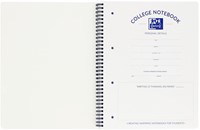 Collegeblok Oxford A4+ lijn 4-gaats 180 pagina's 80gr zwart-3