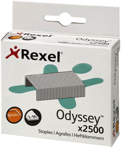 Nieten Rexel Odyssey verzinkt 2500stuks