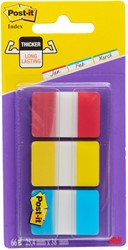 Indextabs 3M Post-it 686 25.4x38.1mm strong assorti