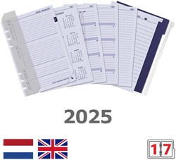 Agendavulling 2025 Kalpa A5 jaardoos 7dagen/2pagina's