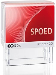 Tekststempel Colop Printer 20/L spoed rood