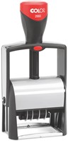 Woord-datumstempel Colop Heavy Duty 2660 Classic Line personaliseerbaar rood
