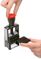 Woord-datumstempel Colop Heavy Duty 2660 Classic Line personaliseerbaar rood-3